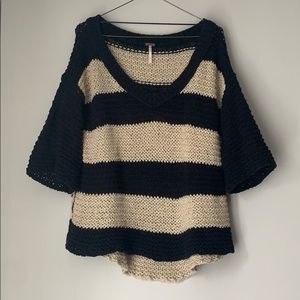 Free people park slope stripe sweater